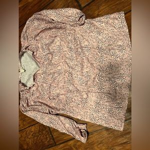 XL Dolan Cheetah Print Blouse
